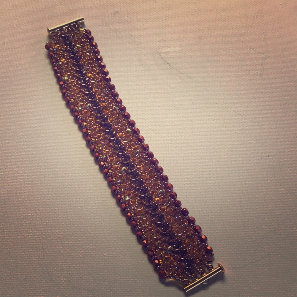 Amber gold bracelet  7” by Capture